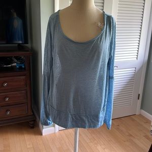 Free People balloon sleeve top.  Small